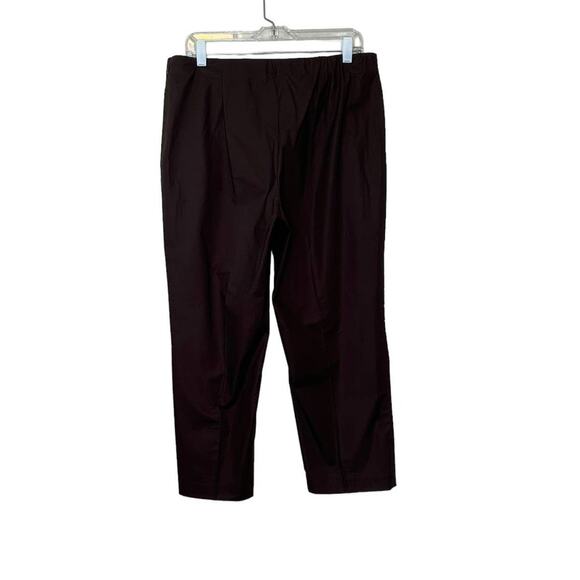 Jones New York brown flat front capri pants size Large - Picture 2 of 11